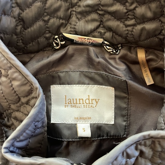 Laundry by Shelli Segal luxury fitted grey  jacket size S - Picture 8 of 12